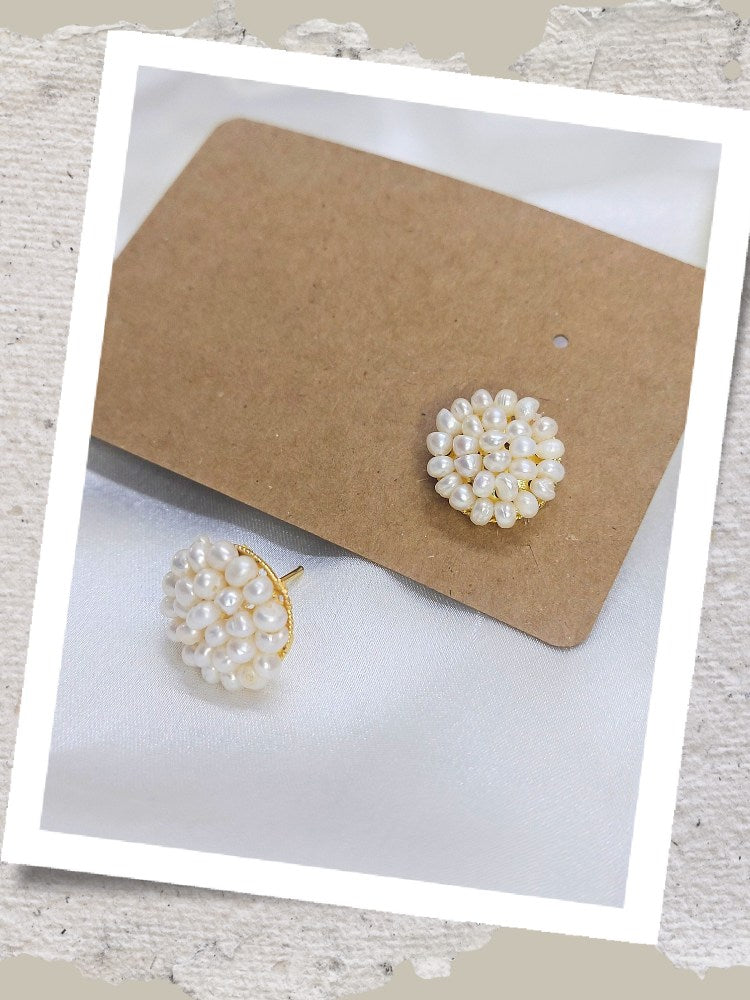 Rice Pearl Studs