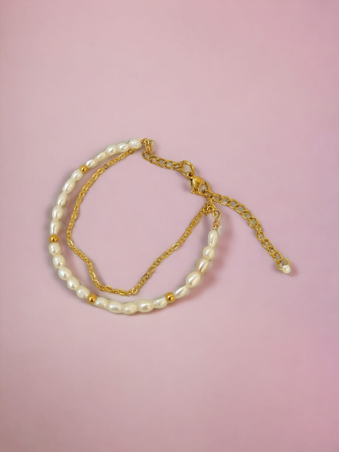 Dainty Rice Pearl Bracelet