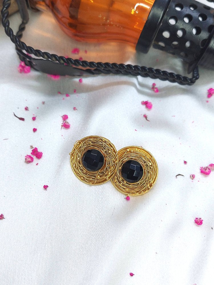 Black Onyx Studs