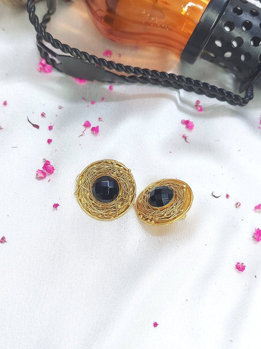 Black Onyx Studs