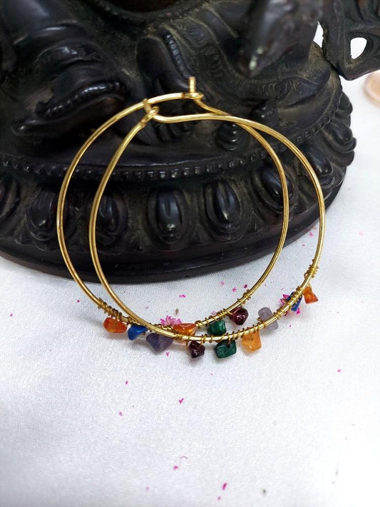 Multicolor Hoop Earrings