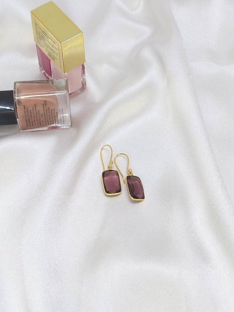 Pink Amethyst Earrings