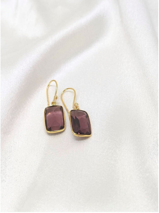 Pink Amethyst Earrings