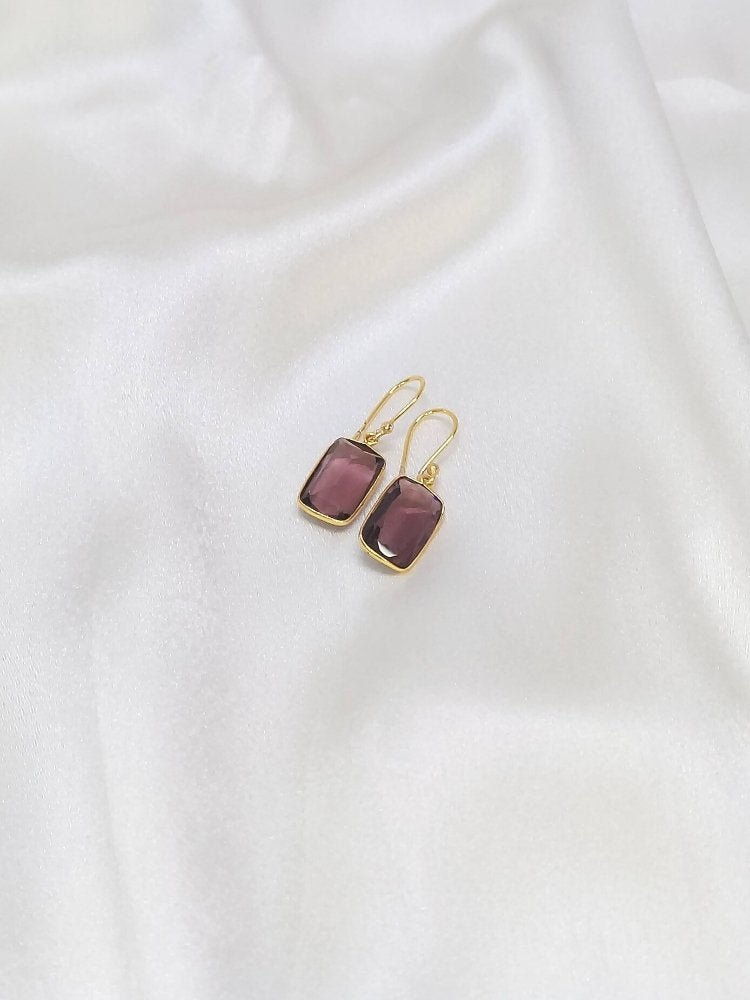 Pink Amethyst Earrings